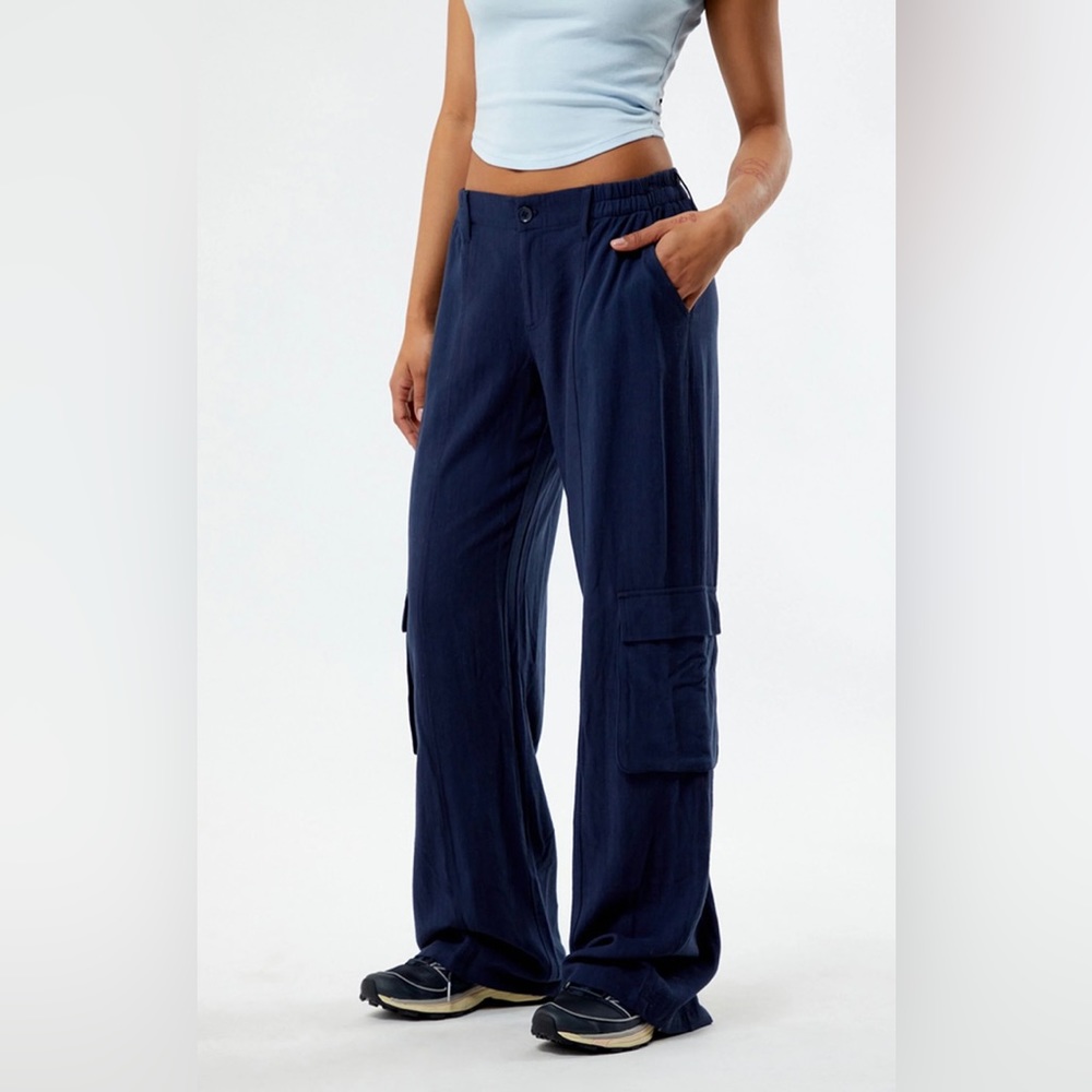Pacsun linen cargo pants